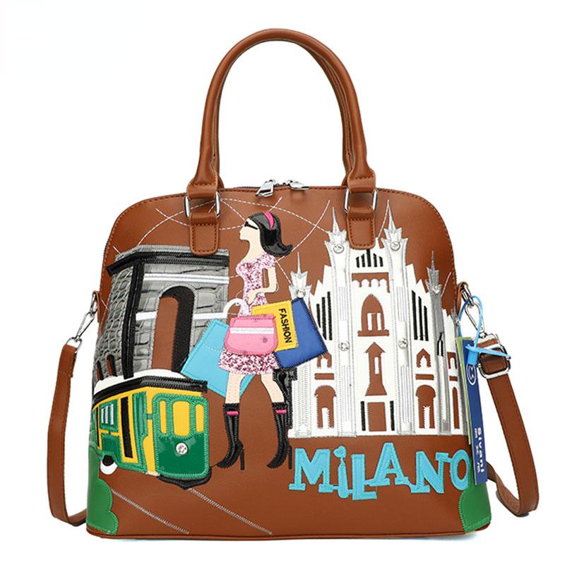 

Женская сумка Роскошные сумки Большая вместительная сумка через плечо Женская сумка через плечо из искусственной кожи Высококачественная брендовая сумка через плечо