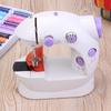 Petite machine à coudre électrique portable, ménagère mobile entièrement automatique pour débutants, petite de bureau multifonctionnelle, serrurier