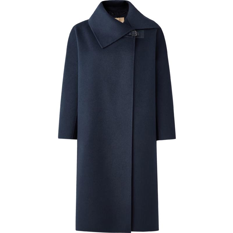 

Женское пальто миди из смесовой шерсти и кашемира с длинными рукавами M