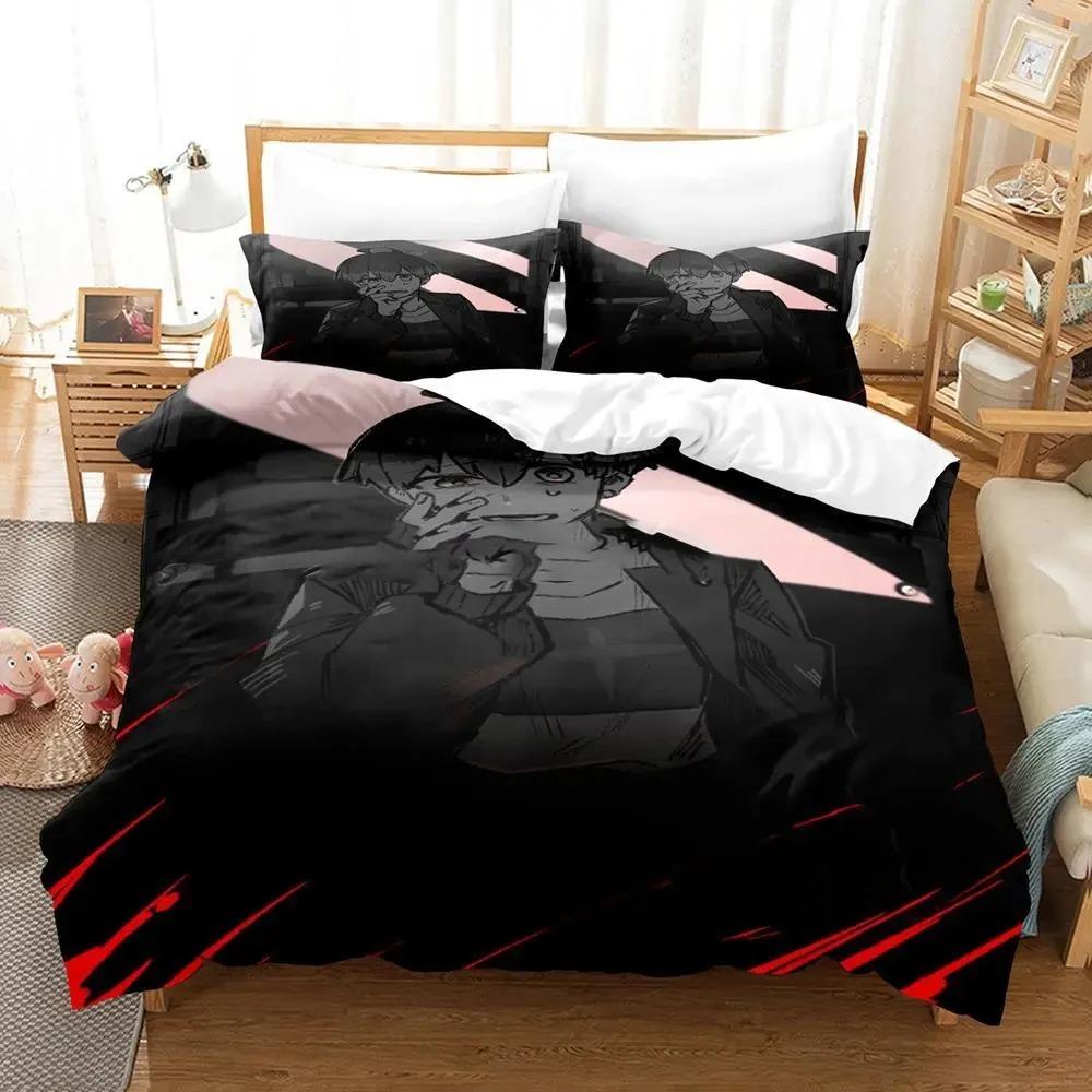 MILGRAM Single Double Queen King Size Bedding Set Boys Bedroom Duvet Cover Set 3D Printed Anime Bed Sheet Set