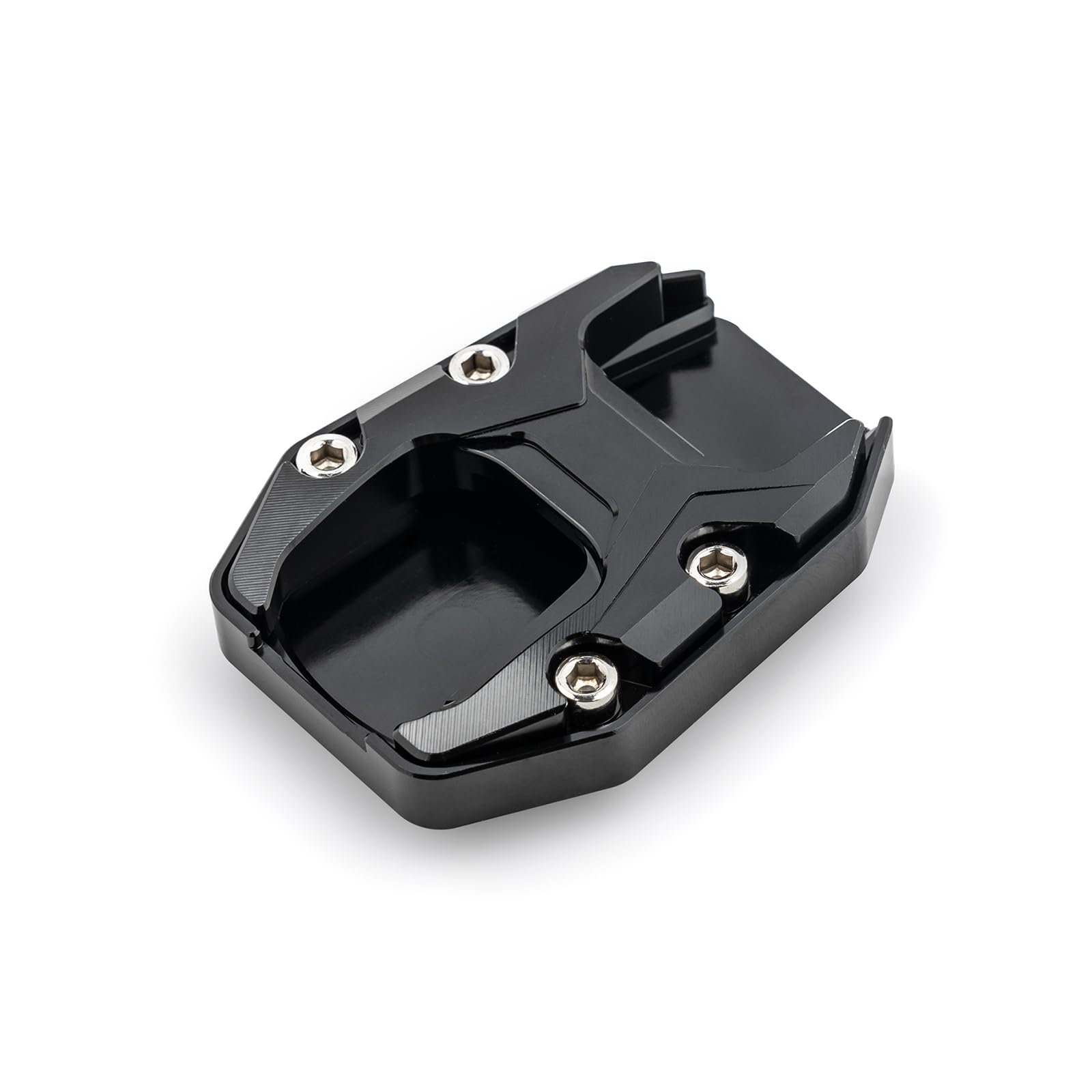 Расширитель боковой подножки Entrotech для PCX125, PCX160 и LEAD125, Широкий расширитель боковой подножки из алюминиевого сплава (черный)