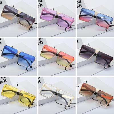 Women's Sunglasses Fashion Square Ocean Sunglasses Street Shoot Sunglasses