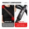 For Jeep Car Seat Belt Cover Shoulder Strap Pad Auto Accessories Grand Cherokee Wrangler JK Renegade Gladiator Compass AKN1