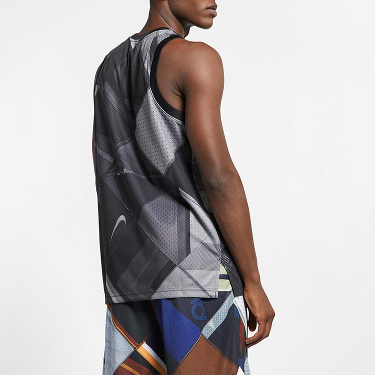 Nike Loose-Fit Round Neck Quick-Dry Basketball Tank Top Men Tops Black AT3188-010