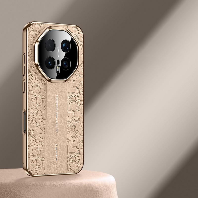 

Чехол с тиснением «Благоприятное облако» из кожи для Honor Magic8 Pro magic 8, тонкий, с покрытием, защитная крышка Honor Magic8 Pro