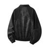 PU Leather Lapel Jacket, Spring and Autumn Style, Japanese Retro Workwear, Versatile, Loose and Casual