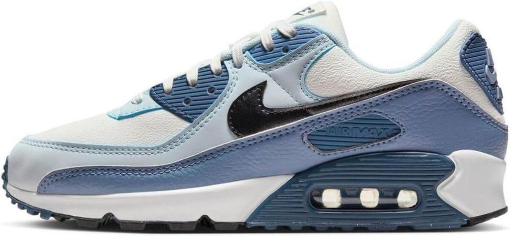 Nike Air Max 90 Summit Size W, White/Blue/Black, HM8128-100, 22.0cm