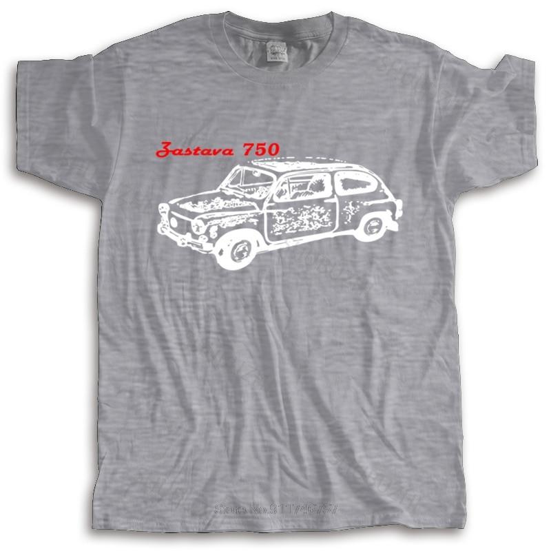 New Fashion T-shirt Men Crew Neck Tees New ZASTAVA 750 INSPIRED - NEW WHITE COTTON TSHIRT Male Cotton Tee-shirt Bigger Size