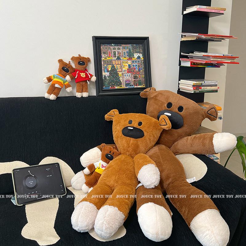 Big Size Soft Bear Plush Toy Classic Brown Teddy Stuffed Bear Doll Lovely Animal Plushies Cuddly Pillow Sofa Bed Home Decor