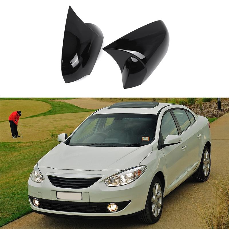 M63K-Exterior Rear View Mirror Cover For Renault Fluence 2009-2015 Side Wing Mirror Cover