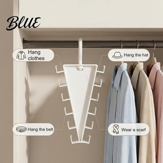 Double Sided Hanger Hooks Space Degrees Rotating Hanger 360 5/8/12Pcs V-Shaped with 12 Saving Closet