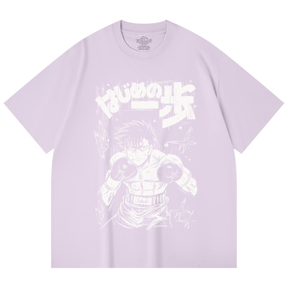 230 Gsm 100% Cotton Hajime no Ippo V7 Takeshi Print Unisex Heavy Cotton T Shirt
