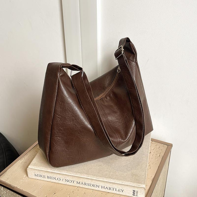 

Новая женская сумка большой вместимости из Южной Кореи, зимняя универсальная сумка-тоут для поездок на работу, простая повседневная наплечная сумка