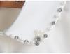 Women's Rhinestone Pearl Chiffon Fake Collar - Winter Korean Style