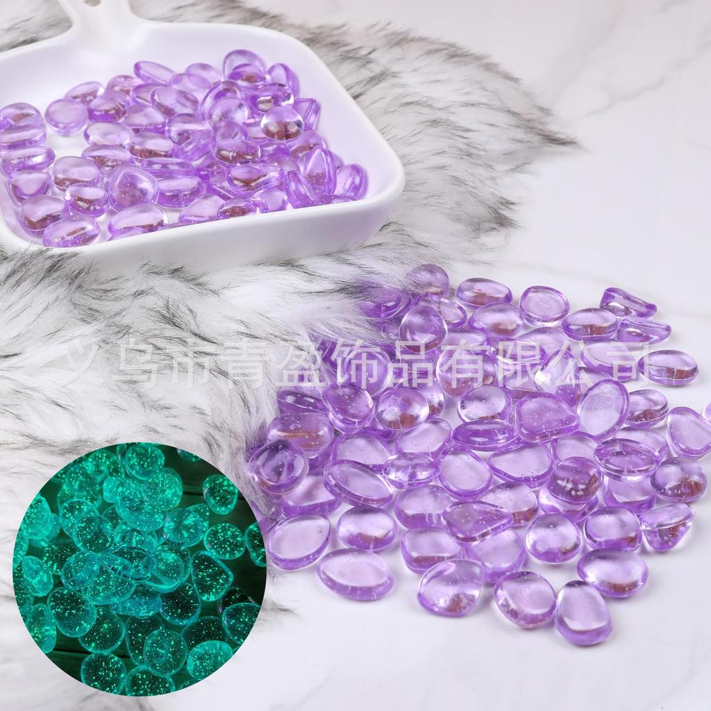 Luminous Starry Pebble: Glowing Stones for Gardens, Fish Tanks, and Bonsai Decor.