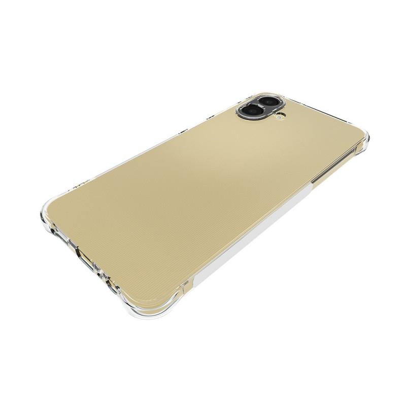 For Samsung Galaxy A07 TPU Case WANLONFENG WL2 Series 2.0mm Phone Cover with 2Pcs Tempered Glass Films