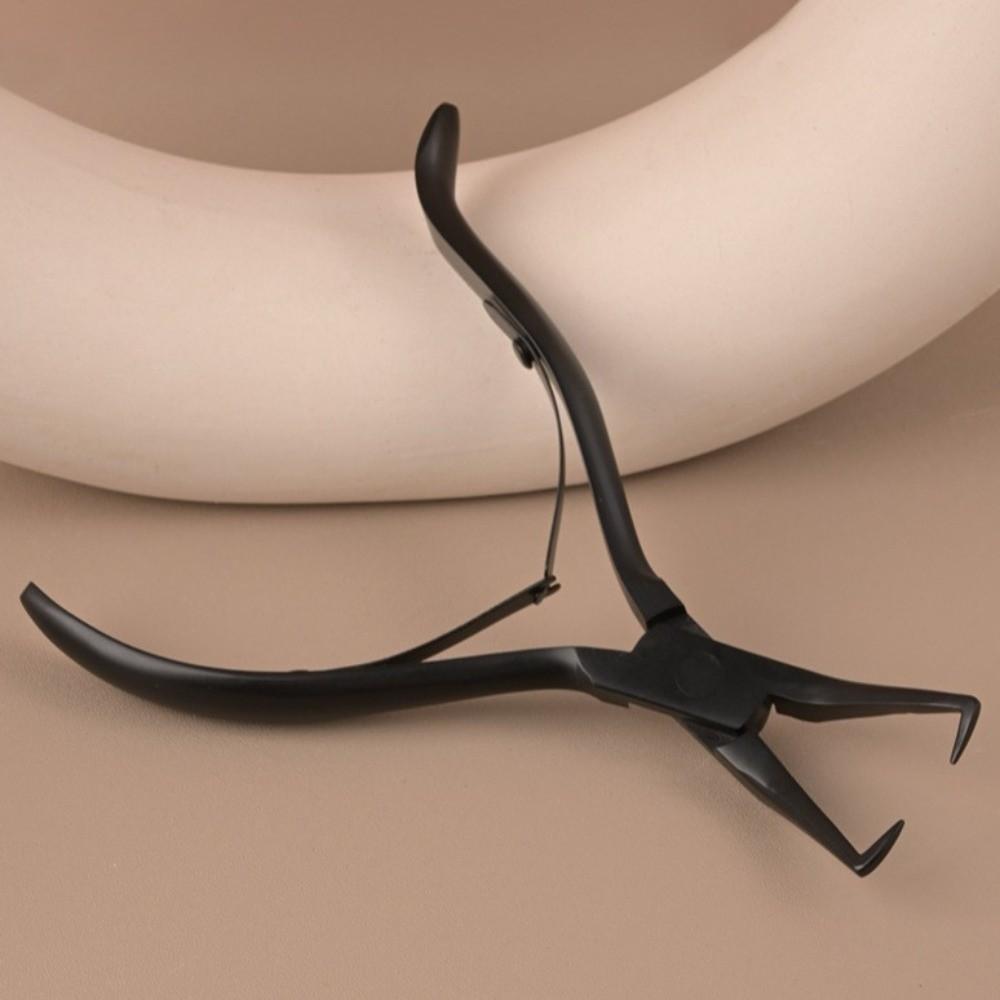 Anti-slip Stainless Steel Pliers Microlink Bead Remover Clamp for Opening Micro Ring Beads