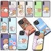 Anime B-Bubus D-Dudus Panda Bear Phone Case for Xiaomi Redmi Note 12 11 10 A3 Pro 10A 10C 12C Note12 5G Protective Cover
