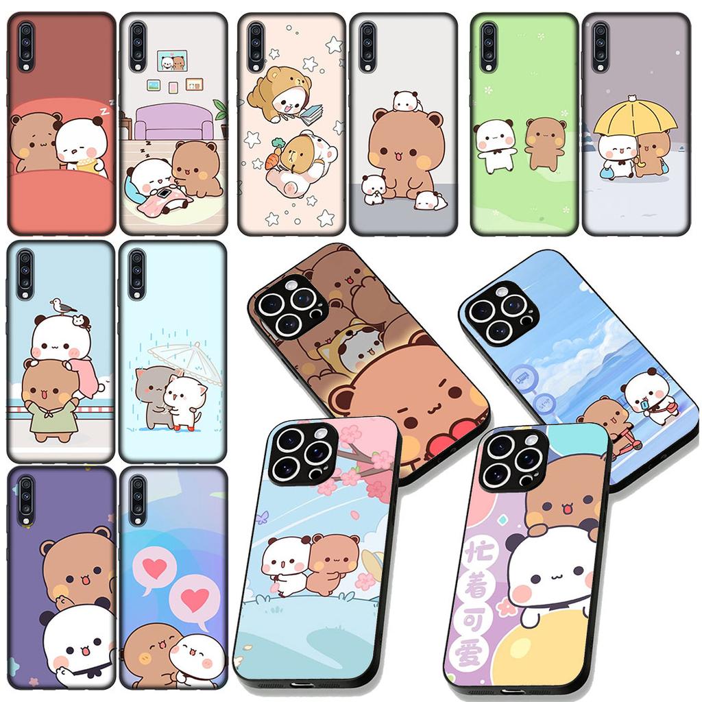 Anime B-Bubus D-Dudus Panda Bear Phone Case for Xiaomi Redmi Note 12 11 10 A3 Pro 10A 10C 12C Note12 5G Protective Cover