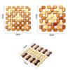 1pc Bamboo Placemats Heat-Resistant Place Mats Dinner Table Mats Trivets Dishes Pad for Kitchen Table