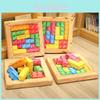 Adorable Cartoon Tetris Plush Cushion Toy Soft Crystal Velvet Sofa Pillow
