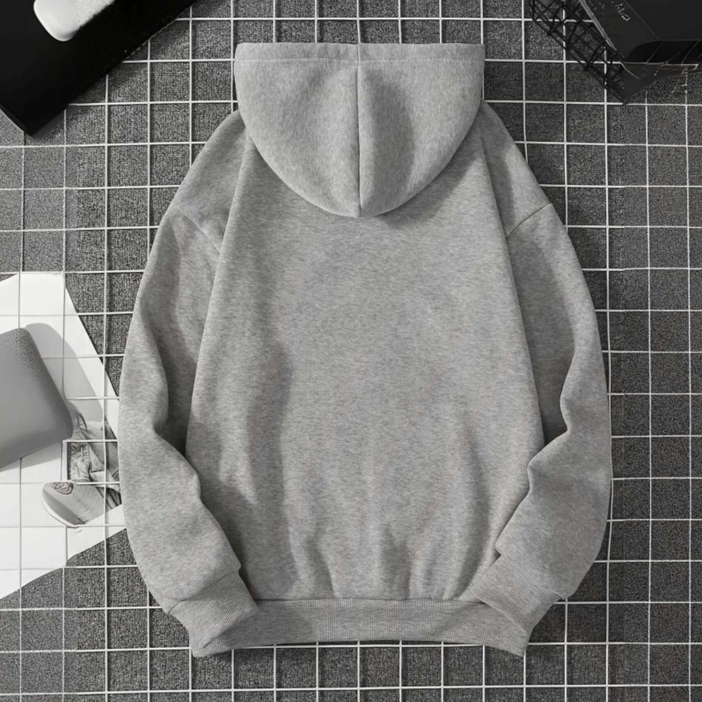 Sweat à capuche à cordon Casual Doux Pull Hauts pour Voyage Randonnée Trajet M