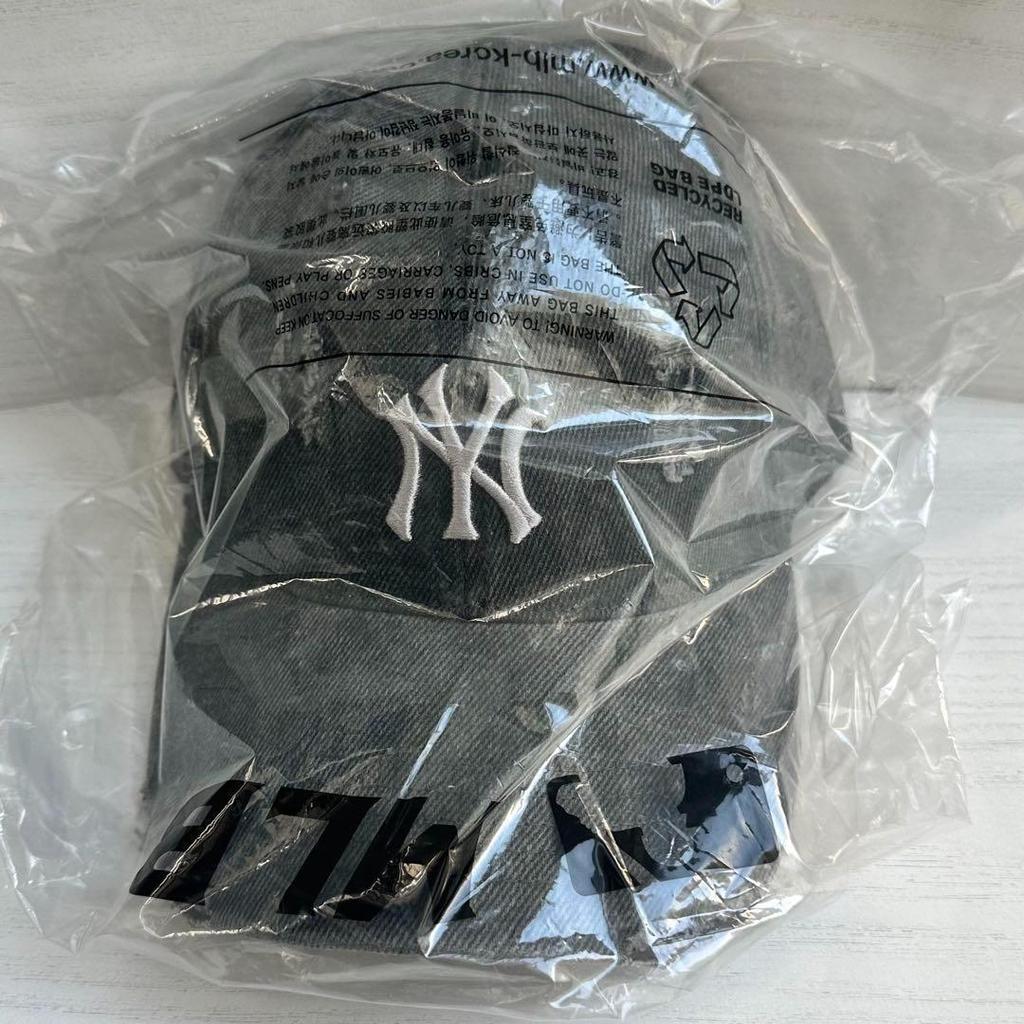 [USED] SALE!! MLB Korea Korea Limited * Damaged Cap * Dark Gray *