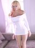 Scale Figure Accessories Sexy Decollete Shot Outfit and Head Not [TOYBARJAPAN] 1/6 / JO21M-36 Women's One-Piece (Body Included) (White)