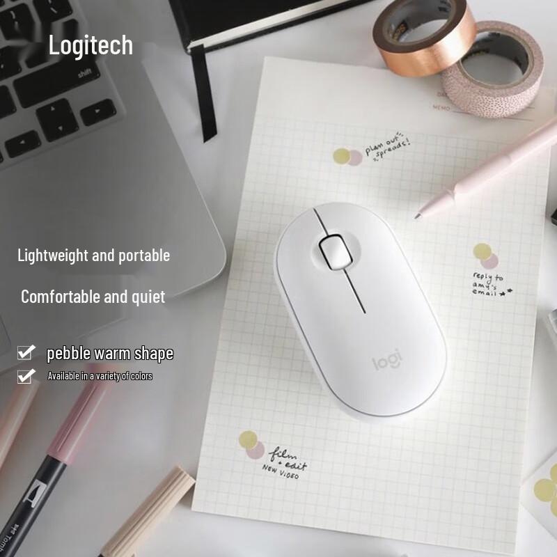 Logitech Pebble M350 Wireless Bluetooth Silent Mouse