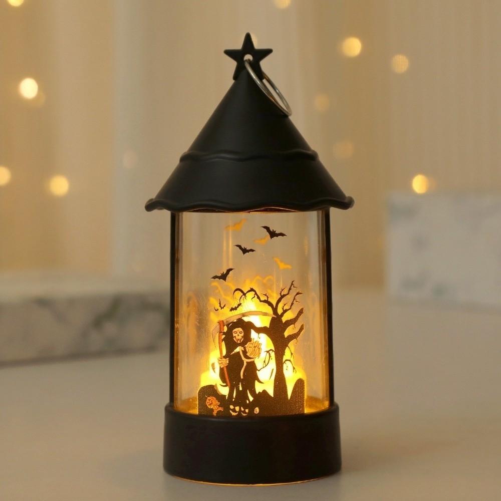 Vintage Halloween Decorative Light Portable Pumpkin Light Halloween LED Lamp Living Room Decor
