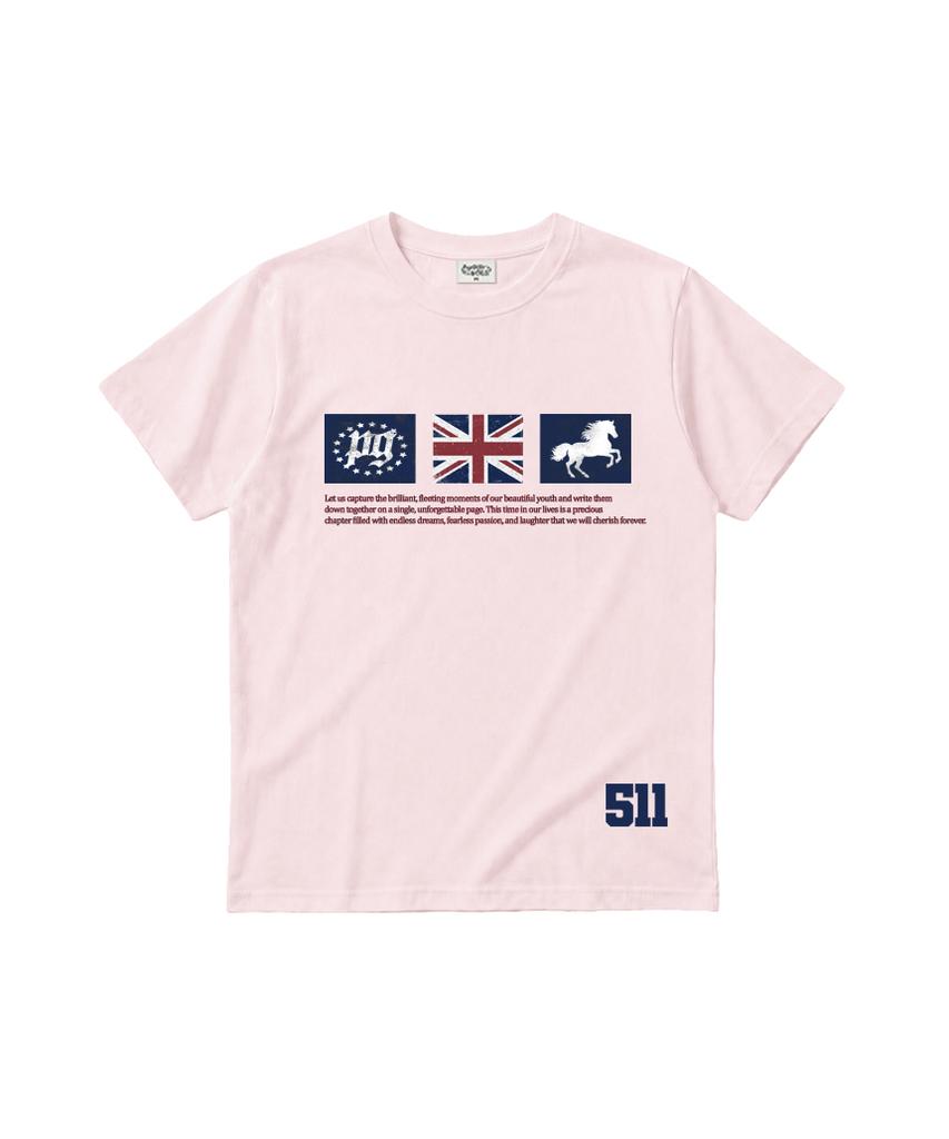 PAGESIISII Pg Star Printed Standard Fit Short Sleeve T-Shirt Mint