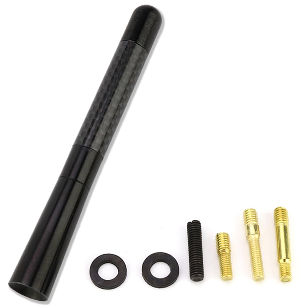 

Car Antenna Short Antenna Radio Antenna Carbon Antenna for Car AM FM Antenna Universal чёрный