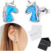 Unicorn Stud Earrings S925 Shiny Unicorn