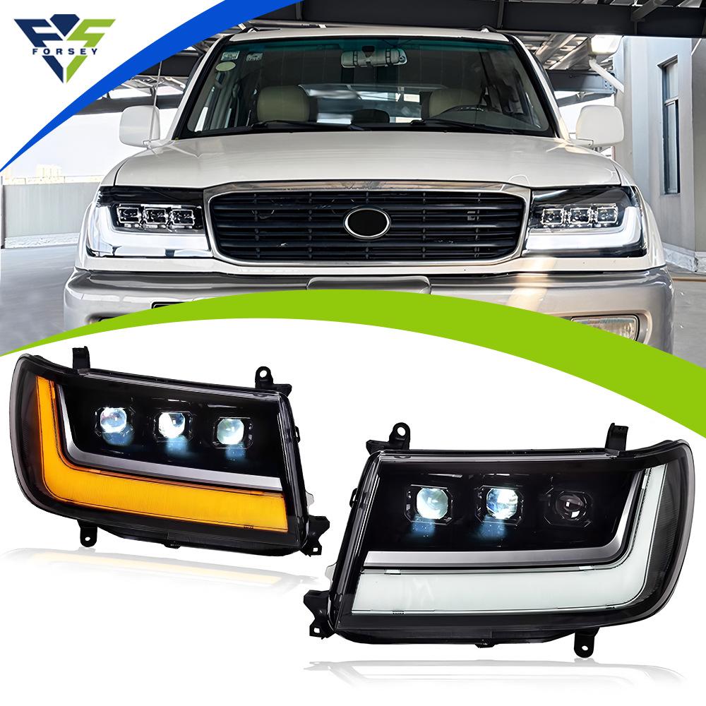 

Front Bumper Headlights for Land Cruiser LC100/FJ100 (1998-2007)