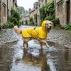 Windproof Dog Rain Cloak Reflective Pet Waterproof Cloak Waterproof Pet Clothes  Outdoor