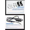 2Pcs Car Grill Spotlights Led Light Bar Addtional LED Work Light White Yellow Grille Lights 12V for Motorcycle Offroad 4X4 Truck