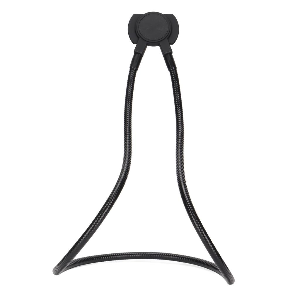 Držák na telefon Závěsný na krk Magnetický Skládací Přenosný Černý Držák na telefon na Postel Stůl Kancelář Auto