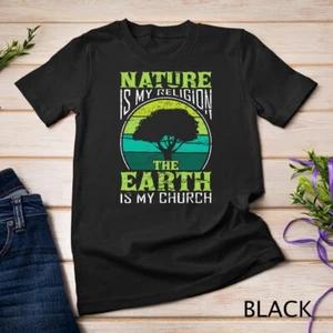 Native American Day Nature Is My Religion Earth Is My Church Unisex T-shirt 1 XL