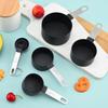 Utor Edelstahlgriff Kunststoff Messbecher und Löffel Set