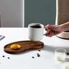 Wooden Cashew Nut Wood Tray Natural Food Dish Serving Tray Fruit Platter  Hotel