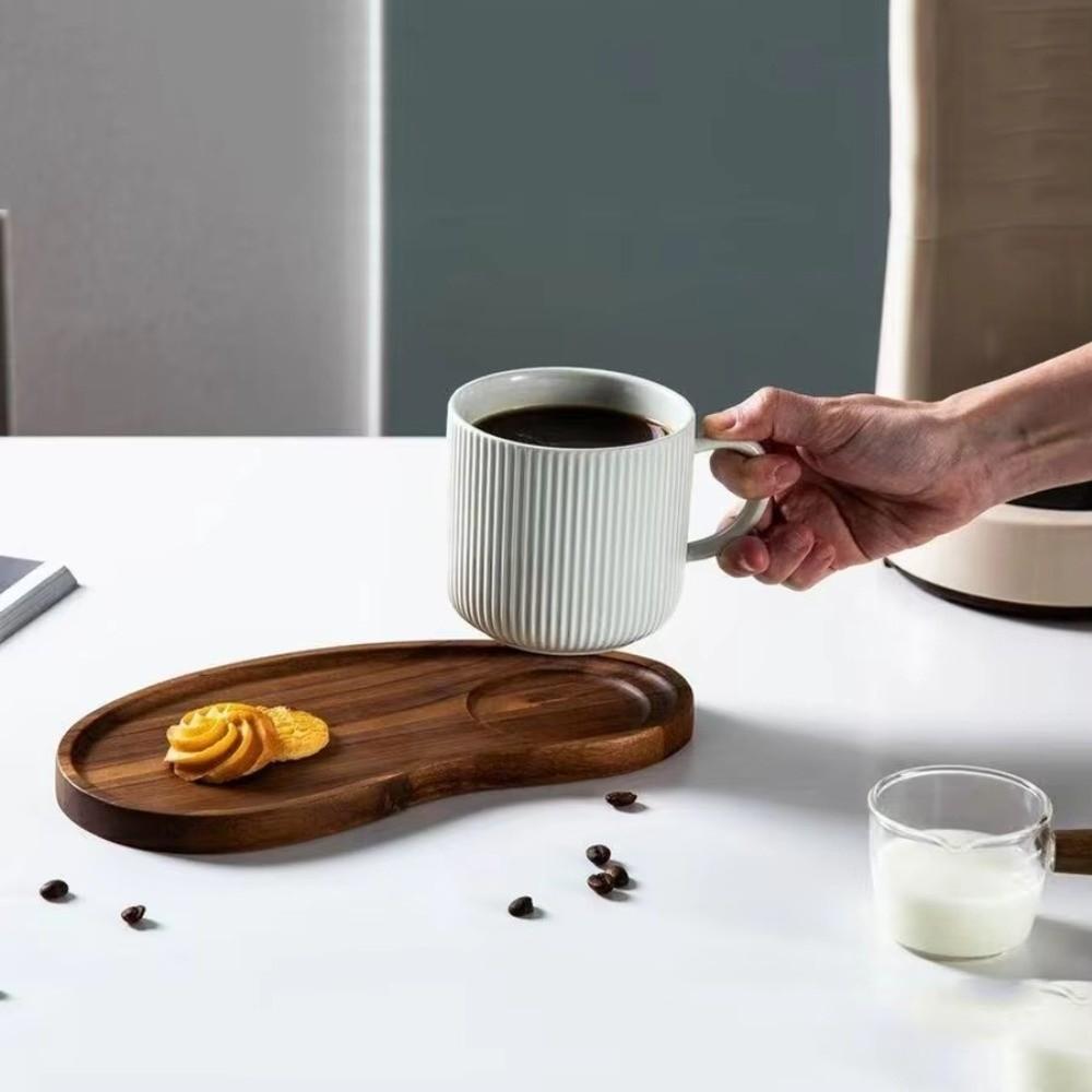 Wooden Cashew Nut Wood Tray Natural Food Dish Serving Tray Fruit Platter  Hotel