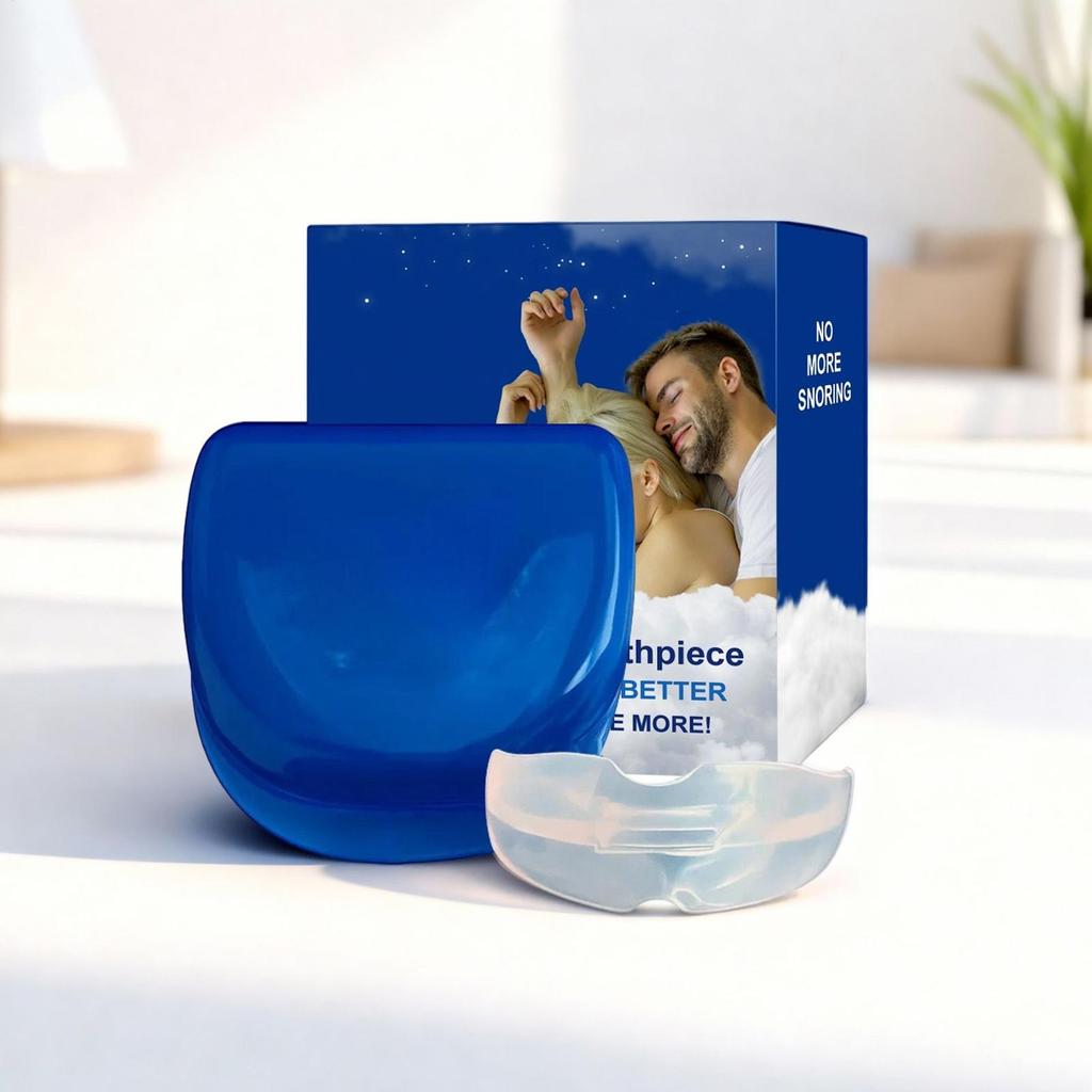 Anti Snoring Mouthpiece Teeth Grinding Apnea Braces Sleeping Snore Reducing Mouth Guard for Snorers Men Women Adults Seniors