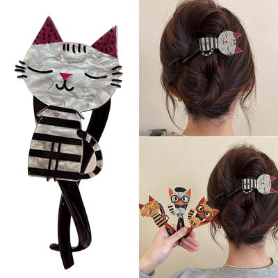 Schlanke Haarspange Große Haarklammer Mode Elegant Schmuckhalter Große Klammer Haarspangen Haarstyling-Werkzeug Ornamente