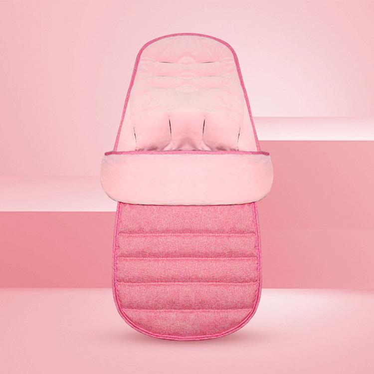 Warm Windproof Stroller Sleeping Bag & Foot Cover: Thick Cotton Pad for Autumn/Winter