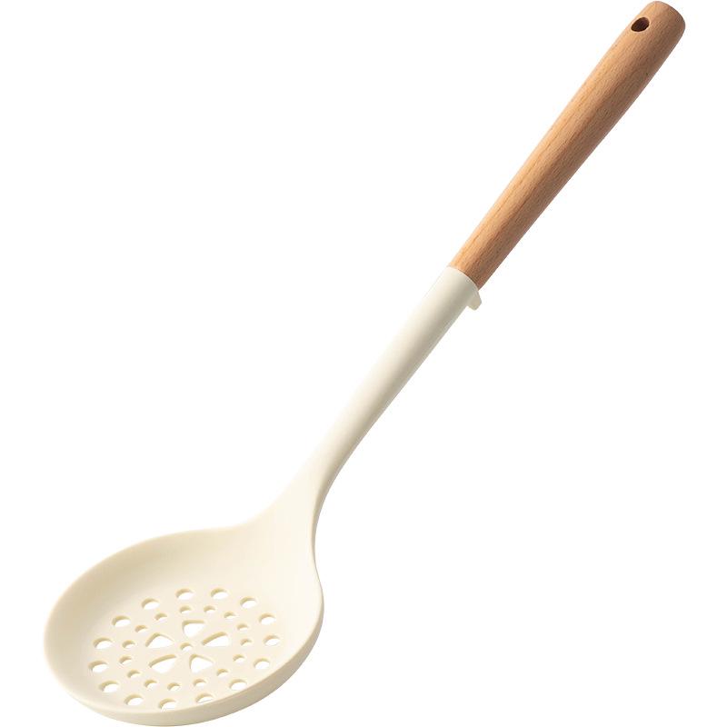Food-Grade Silicone Cooking Tools: Stirring Spatula & Soup Ladle Set