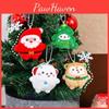 Keychain Christmas Plush Santa Claus Xmas Tree Deer Stuffed Doll Bag Decor Gift