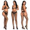 Women Crystal Rhinestone Net Fishnet Sexy Thigh High Stockings Tights Party Sock