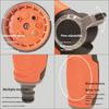Hose Water Sprayer Adjustable Car Washer 8 Sprayer Pattern Sprayer Portable High Pressure Sprinkler Nozzle Garden Water