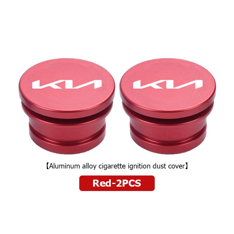 ADX3 Car Cigarette Lighter Cap Aluminum Alloy Auto Accessories For KIA Cerato Soul Venga Forte Spectra Sedona Niro Cadenza