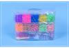 Kit Braccialetti Fai-da-te con 15.000 Elastici Arcobaleno per Bambini - Set Creativo Educativo a Tre Strati